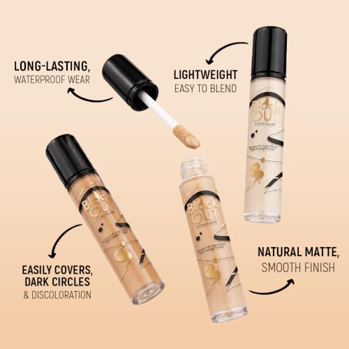 Image of Character Block Out Concealer - 24H Waterproof Full Coverage | Matte Finish, Lightweight & Blendable Formula | Covers Dark Circles, Spots, Blemishes | For All Skin Types (Macaroon - 015)