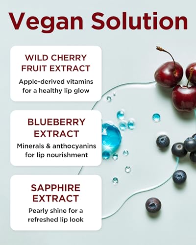 Image of TOCOBO Juicy Berry Plumping Lip Oil 02 Berry Brandy - Korean Vegan Hydrating Lip Oil with Plant Oils for High Shine Gloss - Non Sticky Formula for All Skin Tones, 0.12 fl.oz.