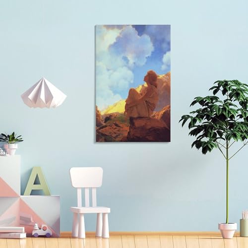 Toile Maxfield Parrish Parris12 impression d'art premium 20 x 30 cm