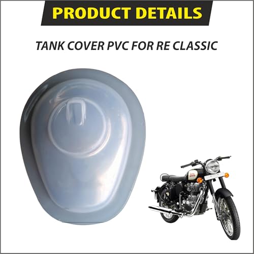 Image of Bike Monsoon Cap Kit Combo for RE Classic 350 /500 -Premium Waterproof PVC Meter Cover, Speedometer, Ampere Meter, and Petrol Tank Lock Cover