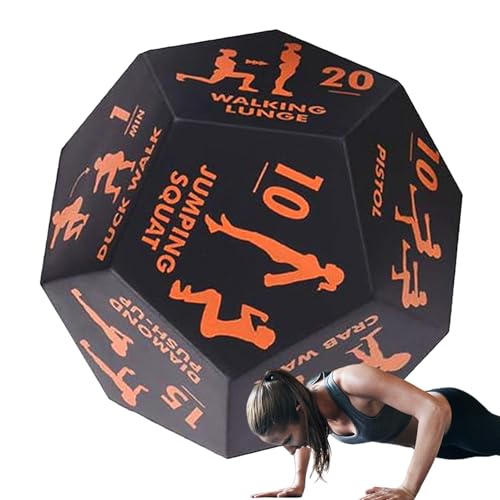 Iouyjiu Würfelübung, Sportwürfel für Workouts - Würfelspiel für Gruppenfitness | Multifunktionales -Fitness-Training Geräte für Frauen postnataler Genesung Männer Kinder Kinder