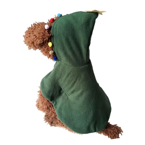Disfraz Festivo para Perro Color Verde Tamaño M miniatura 7