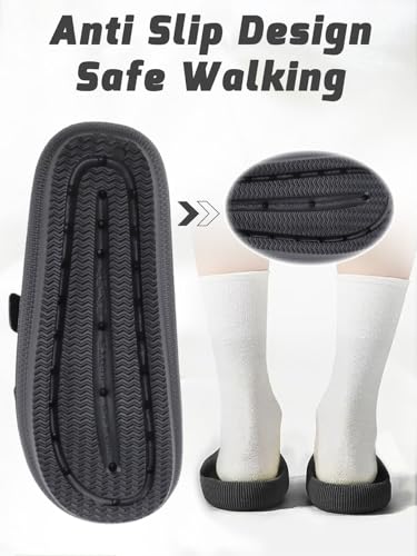 Cloud Slides for Women and Men Pillow Slippers Double Buckle Adjustable Thick Soled Flat Sandals4