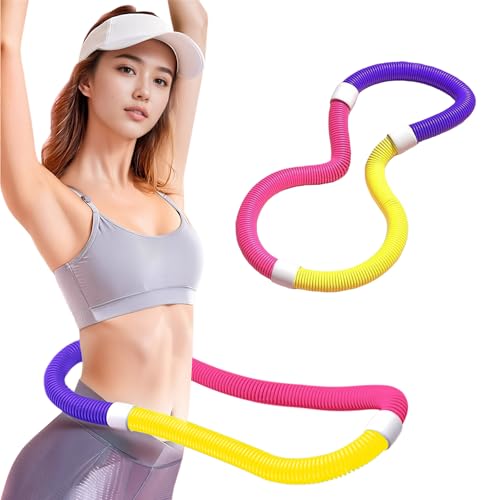 LOVIVER Hoop d'Entraînement Pliable, Cercle Lesté en PVC, Équipem...