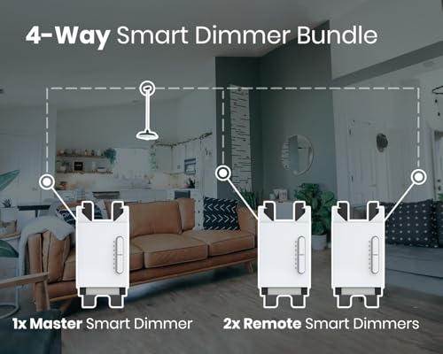 Image of Deako Smart Dimmer Bundle - 3 Points of Control (1 Master & 2 Remote)