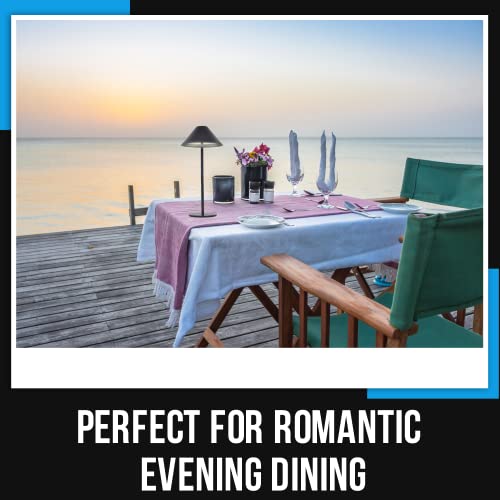 Lightaccents Fresco Cordless Outdoor Table Lamp - Battery Powered Lamp Cordless Table Lamps Led Dimmable Touch Table Light Portable Battery Operated Lamp Lantern For Outdoor Or Bedroom #TOP5
