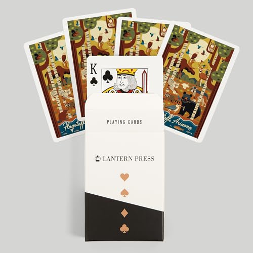 Baraja de cartas Poker Lantern Press Flagstaff Arizona miniatura 6
