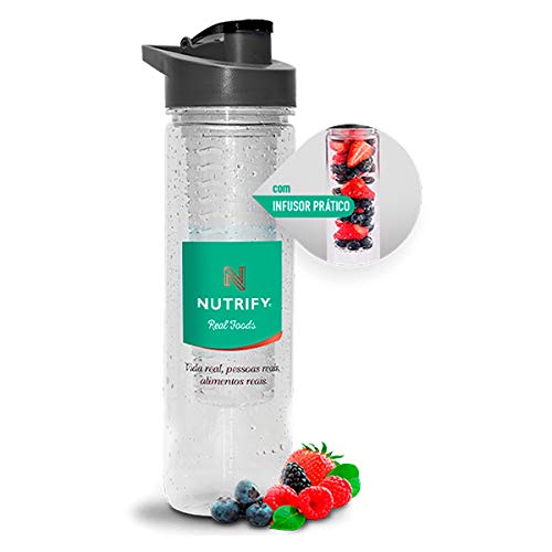 Water Bottle com Infusor (800ml) - Nutrify Nutrify - Real Foods