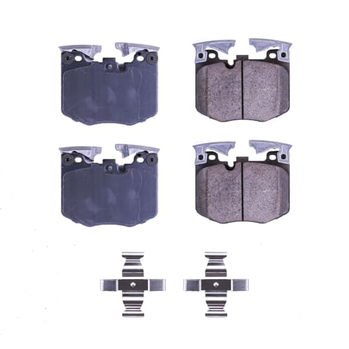 Image of PowerStop Front Brake Pads for BMW 230i 2022 |330e 2021-22 |330e xDrive 2021-22 |330i 2019-22 |330i xDrive 2019-22 |BMW 430i 2021-22 - Z17 Ceramic Brake Pads with Installation Hardware, 17-1867