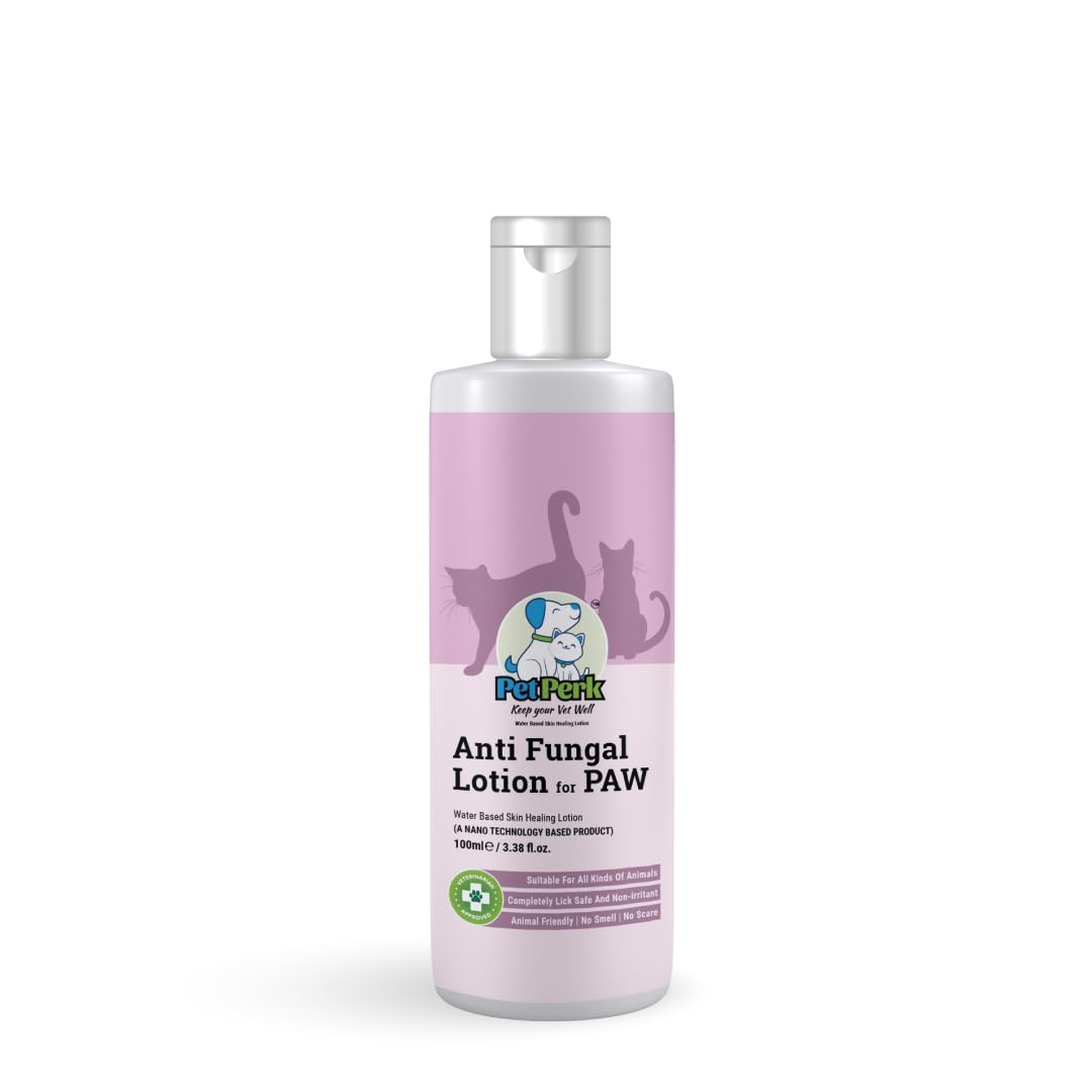 PET PERK Petperk Anti Fungal Lotion For Paw Cats Advanced Nanotechnology Based Formulation Soothing Relief For Fungal Infections Suitable For All Cat Breeds Cats-100 Milliliter, 1 Bottle (B0CGDMCX2Y) Amazon Price History, Amazon Price Tracker