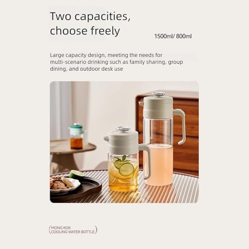 Pichet à thé en verre borosilicate épais grande capacité pour boisson chaude - 7