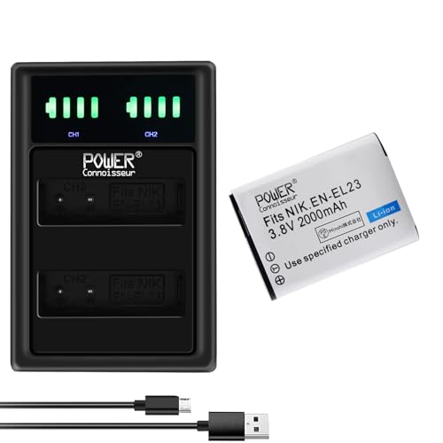 NikonΉ EN-EL23݊ USB [d Kp Coolpix B7003.8V 2000mAh J ݊ obe[2025IBI