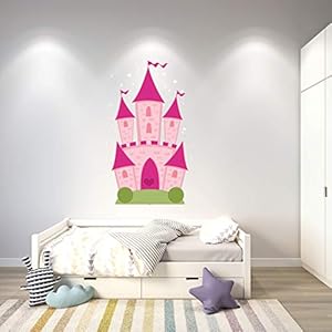 Cartoon Castle Color Wall Sticker for Boys Gerls Room – Nurserie D?cor Design 3