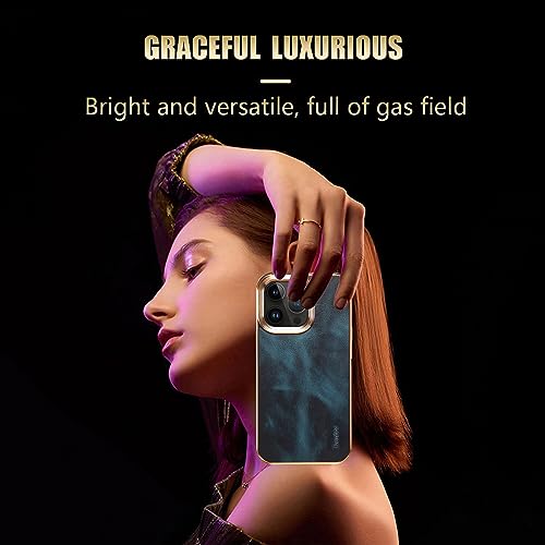Coque iPhone 15 en cuir véritable de luxe et étui de protection fin - 6