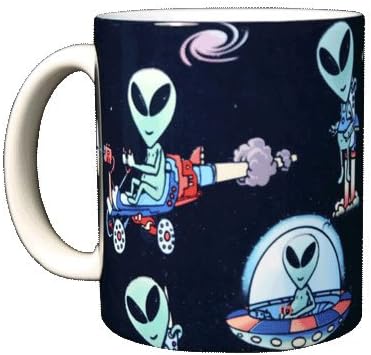 Alien Wrap 11 Ounce Ceramic Coffee Mug (WC304M)