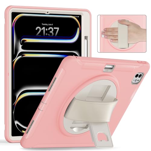 Coque iPad Pro 13 rose idéale pour travailler et dessiner en voyage