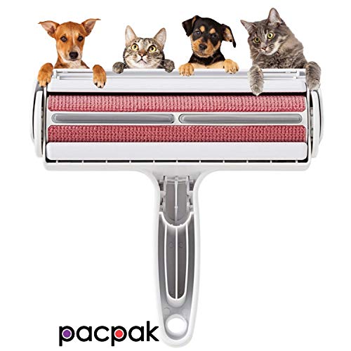 KittyDoo PAC PAK Brosse à cheveux pour animaux domestiques, poils d'animaux, poils de chat, poils d'animaux, brosse à poils d'animaux, rouleau pour peluches, meubles, canapé, tapis