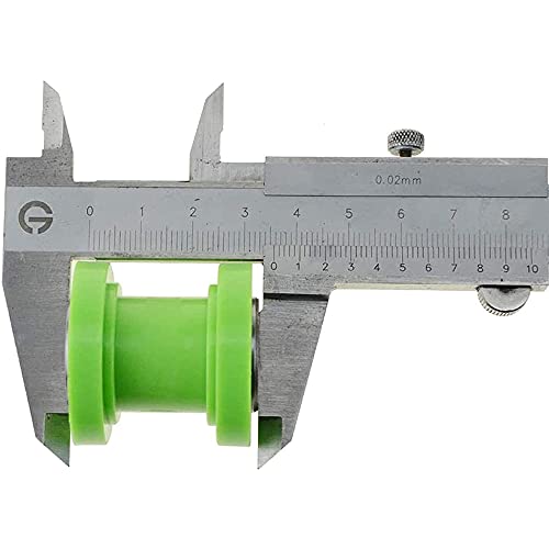 ANCLLO 8 mm Motorrad Kettenrolle Schieber Spanner Radführung Ersatz für ATV 4 Wheeler Quad Baja Doodlebug Dirt Pit Bike Grün