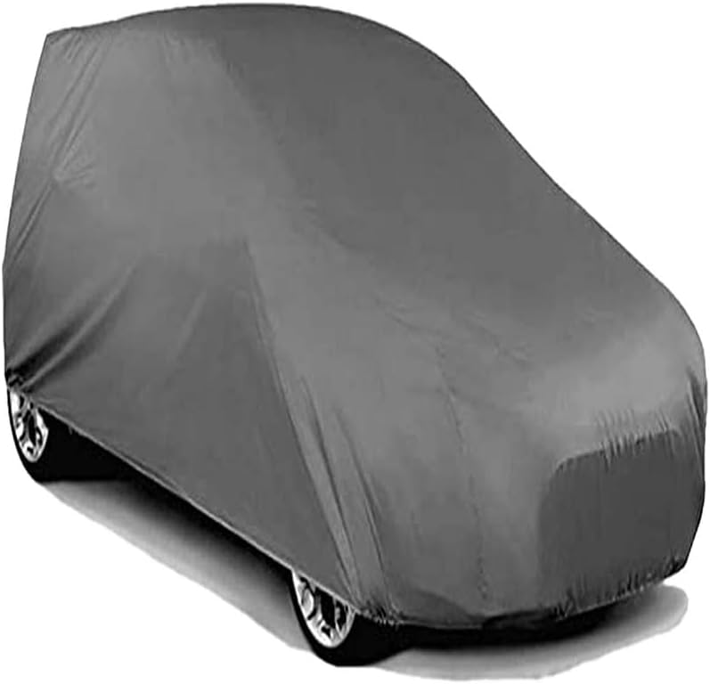 Car Body Cover Compatible with Nissan Qashqai | Waterproof Heavy Duty Car Body Cover + Sun Protection + Triple Stitched + Mirror Pocket (Silver)
