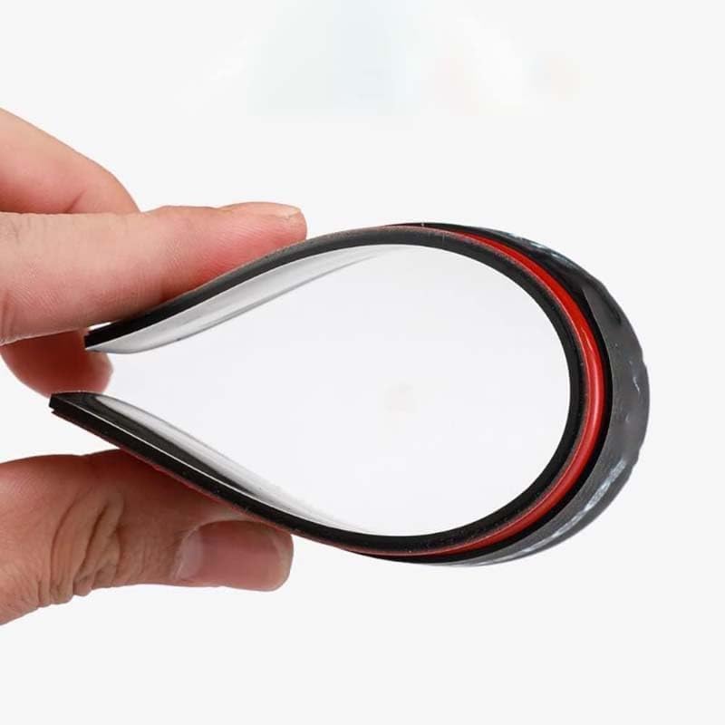 Pare-pluie Pour Rétroviseurs Opel Mokka X (2016-2019) - 2 Pièces, Fibre Carbone, Transparent, Clip-on