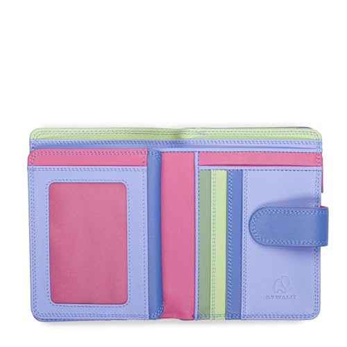 Mywalit Medium 10C/C Wallet W/Zip Purse, Portafoglio Unisex-Adulto, Viola, Talla Única