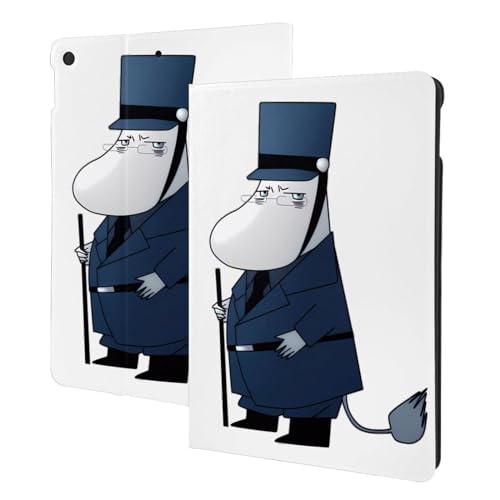 Compatible with ムーミン iPad Pro ケース 2024 13インチ(最新型) iPad Pro 13インチ ケース タブレットケース Ipad pro タブレット ケース PUレザー 二つ折スタンド 角度調整 横置きスタンド 全面保護