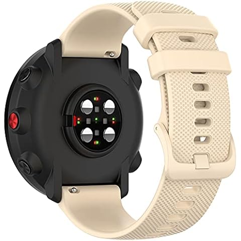 Fit for Polar Vantage M2 Watch Band Women Men, 22mm Quick Release Silicone Replacement Bands Straps Wristbands Bracelet Accessories Fit for Polar GRIT X/Polar Vantage M Smartwatch (Apricot) Cover