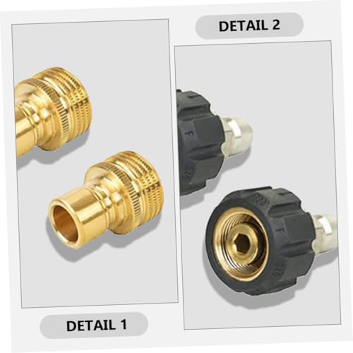 Adaptateur buse laiton et plastique haute pression premium - 8