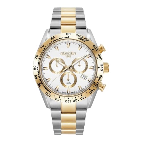 Dal 1888, Roamer Swiss Watches produce orologi di alta qualità. Il marchio è rinomato per la sua superiore maestria e meticolosità. Gli orologi Roamer Swiss Watches sono pensati per essere sia alla moda che pratici, il che li rende ideali per chi apprezza qualità e stile.