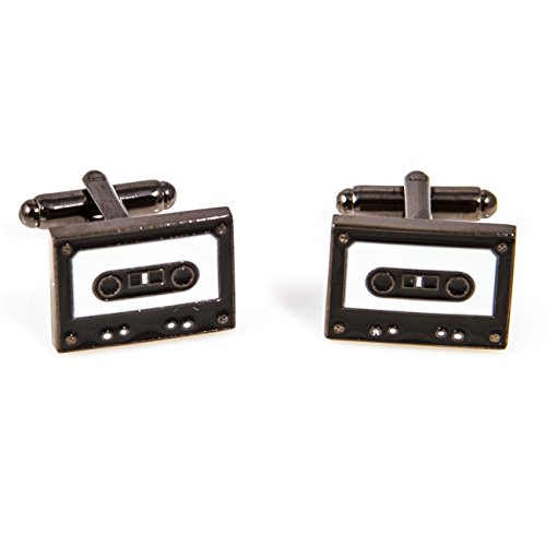 Mancuernas DJ Music Headphones Turntables Cassette Boom Box 4 pares con caja de regalo miniatura 5