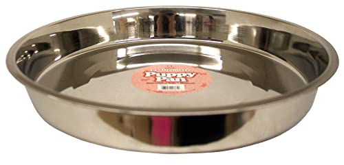 QT Dog - Stainless Steel Puppy Pan 14 in Diameter