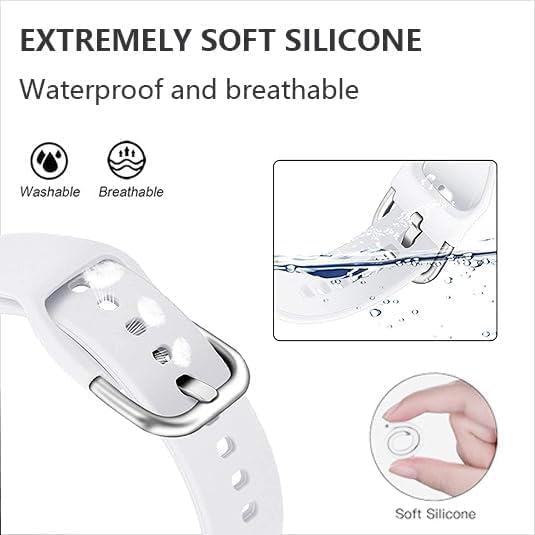 IDW25 Smart Watch Bands,22mm Compatible for SENBONO IDW25 / BOOOMIC IDW25 / Mikego IDW25 / KALINCO IDW25 Soft Silicone Adjustable Straps Quick Release Replacement Wristbands - Image 3