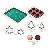 Chicago Metallic 12 Piece Holiday Baking Set, Perfect For Baking Holiday Cookies, Cupcakes, Muffins, and Much More #2