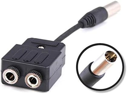 Rugged Air GA-5P-ADPT General Aviation to 5-Pin Adapter - Use Your Aviation Headset with Off Road Vehicle Intercoms