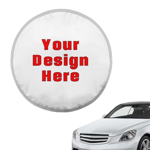 Image of Customized Steering Wheel Sun Shade Cover Easy Installation Reflect UV Sun and Heat Car Interior Sunshade Universal Car Accessories for Car Truck SUV