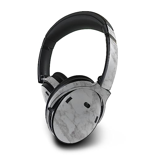 Image of MightySkins Skin Compatible with Bose QuietComfort 45 Headphones - Frost Marble | Protective, Durable, and Unique Vinyl Decal wrap Cover | Easy to Apply, Remove, and Change Styles | Made in The USA