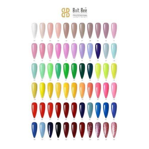 Image of Bolt Bee White Color Gel Nail Polish Soak Off UV Gel DIY at Home Manicure Salon Nail Art (1, 15ml)
