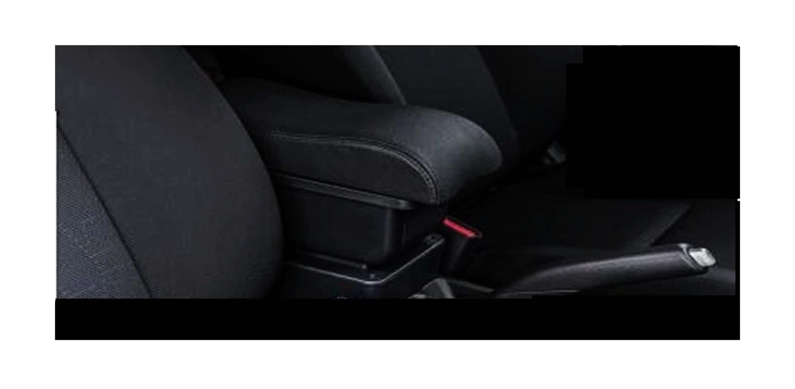 Boîte de rangement pour accoudoir de voiture Boîte de rangement d'accoudoir avec port USB et cendrier Pour Toyota Pour Aygo X (toutes années)(C3 7 Usb)