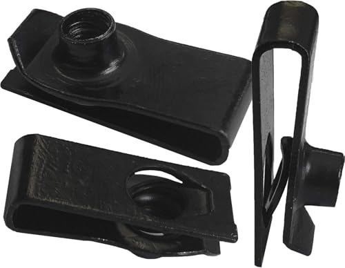 (Pack of 10) M6 Chimney Nuts U Lug Nut Speed Clips Threaded Fasteners Spire Captive Fixings