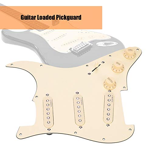 JOPESA Pickguard pré-câblé, Pickguard chargé de Guitare Pratique 1 Jeu Facile à Installer Pickguard pré-câblé for… - Les Beatles, Paul McCartney, John Lennon, RIngo Starr, George Harrison JOPESA Pickguard pré-câblé, Pickguard chargé de Guitare Pratique 1 Jeu Facile à Installer Pickguard pré-câblé for… – Image 4