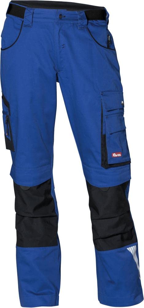 FORTIS Pantalones de Trabajo, Ropa Laboral para Hombre, Talla 56, Color Azul y Negro