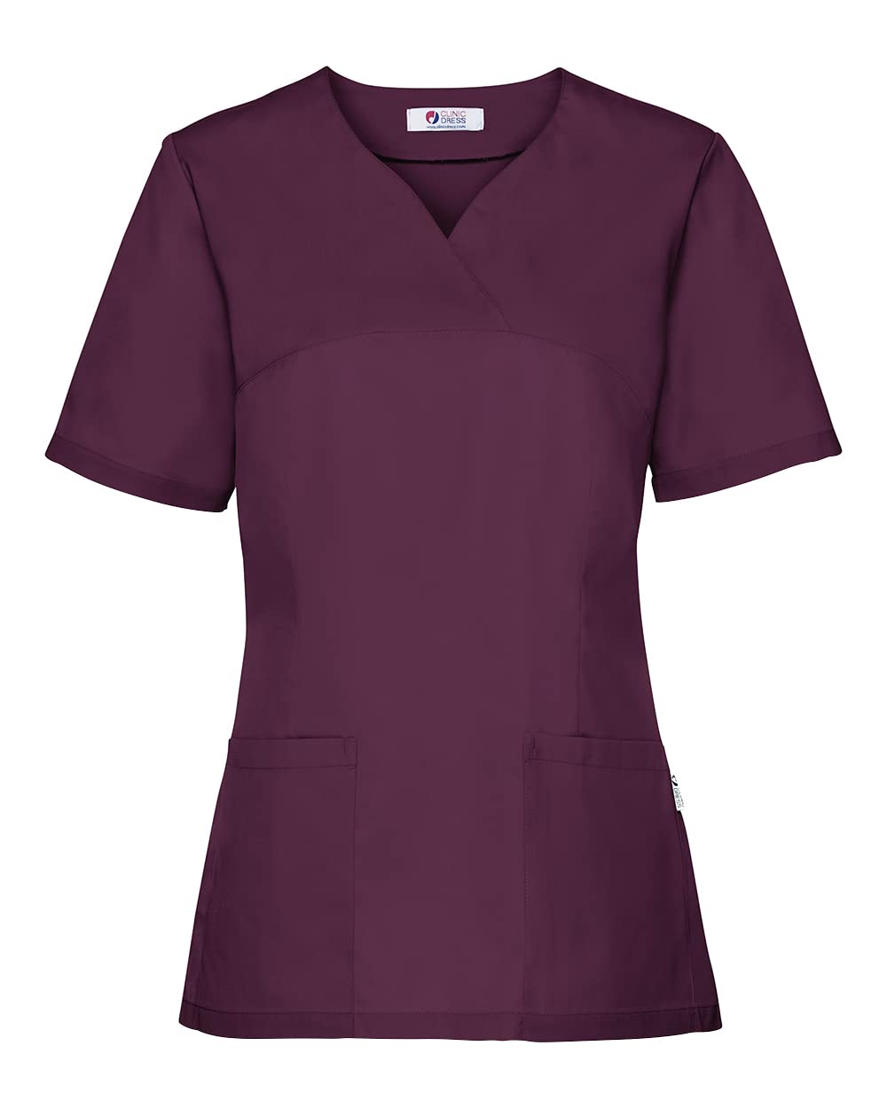 CLINIC DRESS Schlupfkasack 5er-Pack Damen Kasacks für Pflege Ärzte und Ärztinnen Praxisteam 2 Taschen leicht tailliert