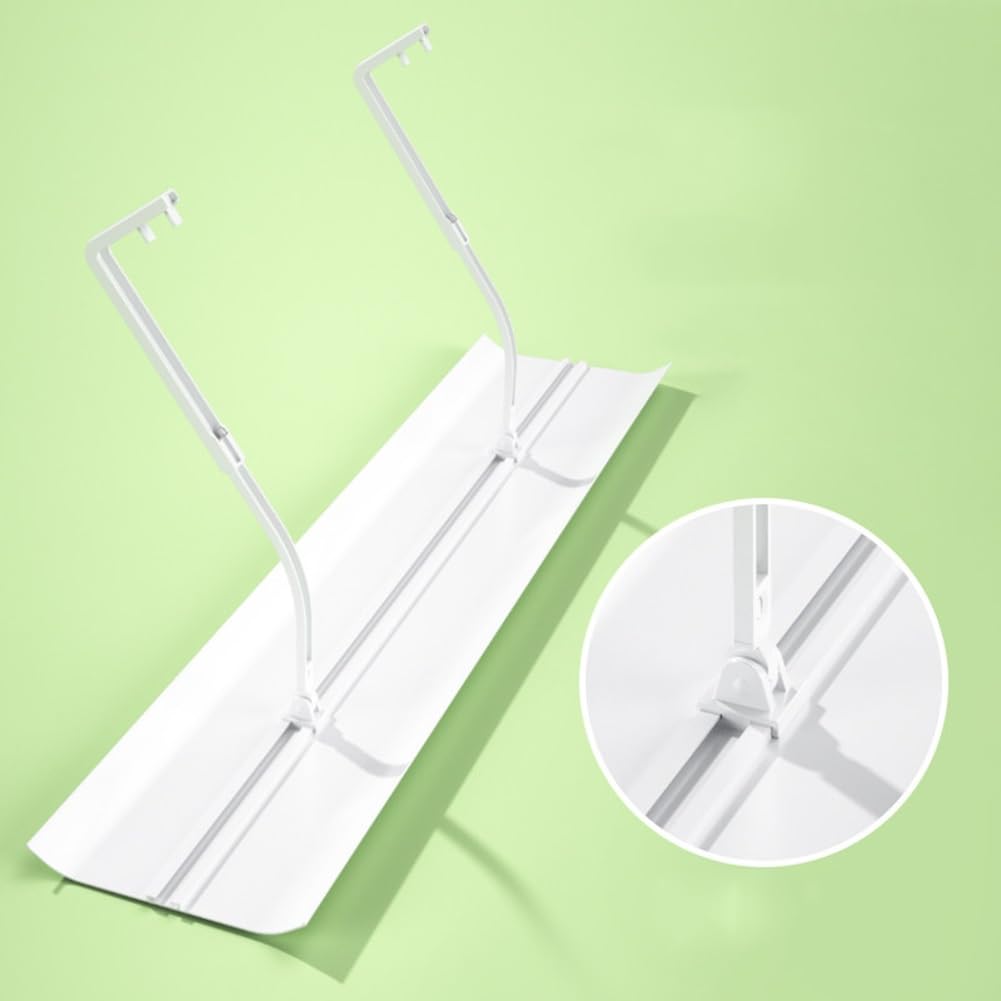 Regolabile Deflettore Condizionatore Domestico con Filtro Impermeabile | Deflettore Telescopico da 90/100/110 cm, Scudo Del Condizionatore Anti-getto Diretto per a Parete(110X20CM/43X8IN)