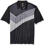 Logo de Oakley bajo la tapeta Oakley Hombre SS collado Collar Bloqueo de Polo de Golf - Negroout - M