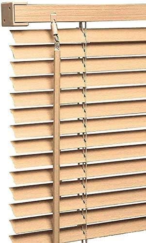 Funky Gadgets PVC Venetian, PVC Wood Grain Effect, PVC Embossed, PVC Faux Wood, Thermal Blackout Roller blind/blinds Window Treatment (75 x 150 cm, PVC Plain, Black)
