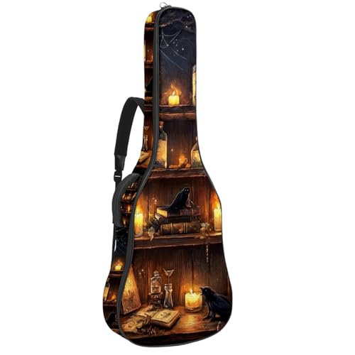 Étui souple guitare acoustique 109 cm imperméable avec sangle sac à dos