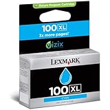 Lexmark Lexmark 100XL Tintenpatrone, sehr ergiebig, Cyan