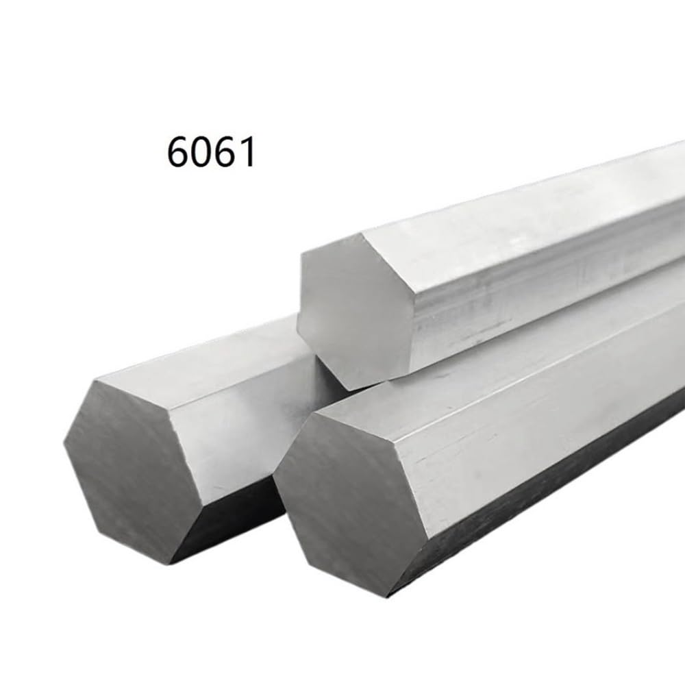 Barre esagonali in alluminio 6061 da 10 pezzi, 100-1000 mm, 8-60 mm sottotese for supporto 'inquadratura(200x20mm)