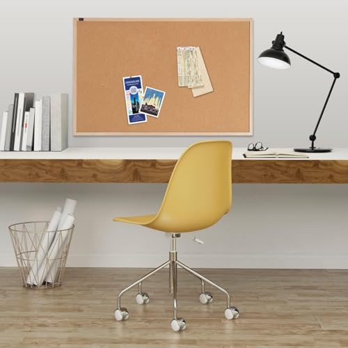 Quartet Natural Cork Bulletin Board, 35" x 23", Wood Finish MDF Frame, Self-healing Cork (2642638035) image 3