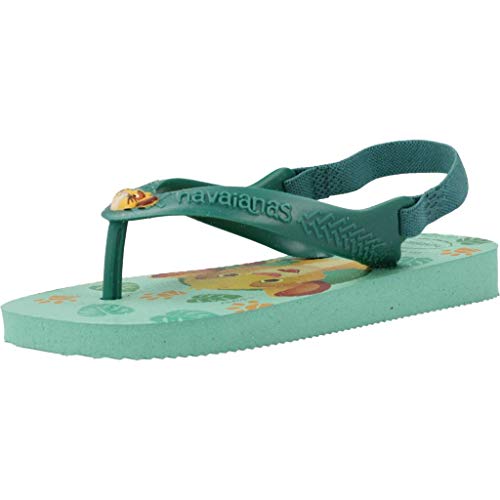 Havaianas Unisex Baby Disney Classic Ii Sandalen, Mehrfarbig (Green Dew 7611), 25/26 EU